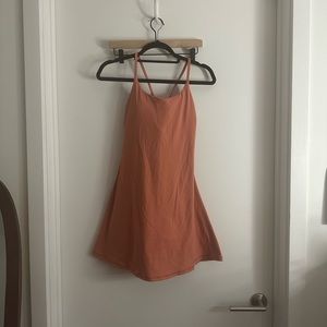 HALARA Everyday Cloudful Fabric Backless 2-in-1 Workout Dress-Wannabe, medium